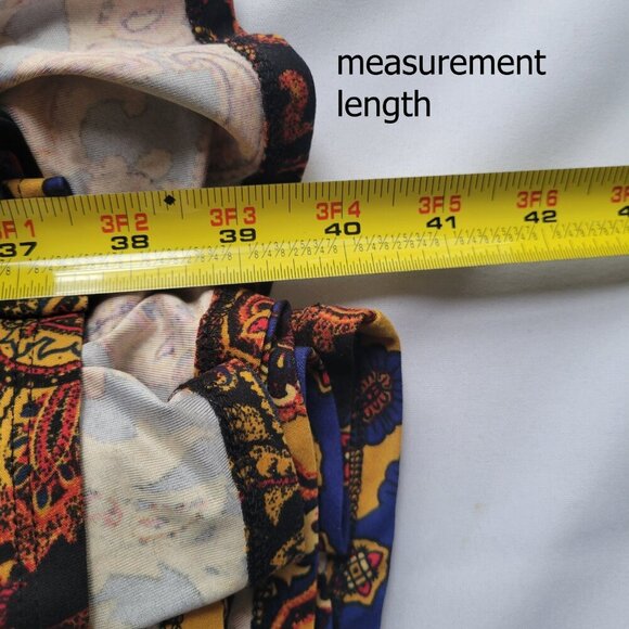 Ivy City Co Nova Patchwork Blue, Yellow, & Red Paisley print (Size S/M) - Picture 15 of 15